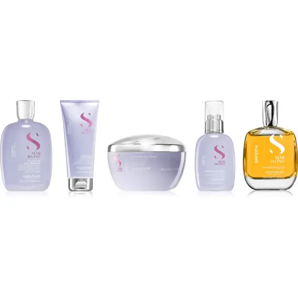 Alfaparf Milano Alfaparf Milano Semi di Lino Smooth Smoothing Kit set za neposlušnu i anti-frizz kosu