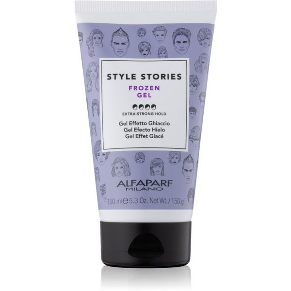 Alfaparf Milano Alfaparf Milano Style Stories The Range Gel gel za kosu s ledenim učinkom ekstra jako učvršćivanje Frozen Gel 150 ml