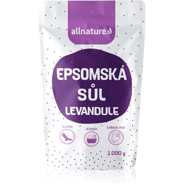 Allnature Allnature Epsom salt Lavender sol za kupku 1000 g