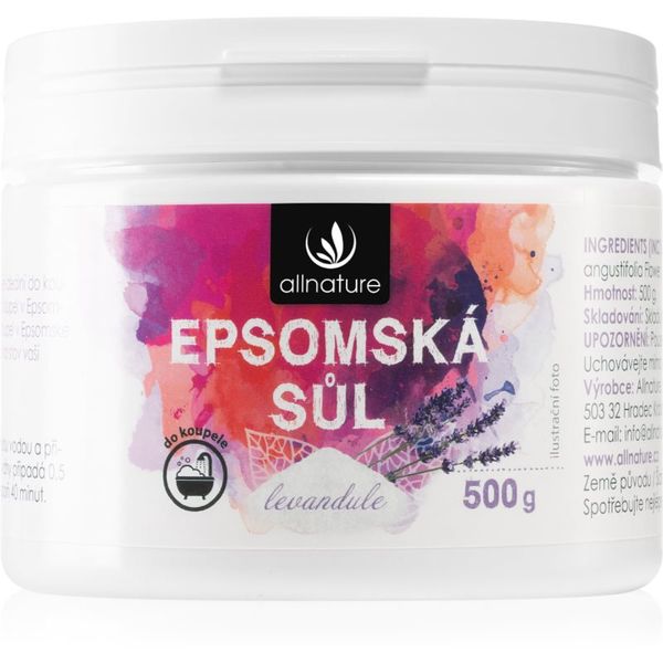 Allnature Allnature Epsom salt Lavender sol za kupku 500 g