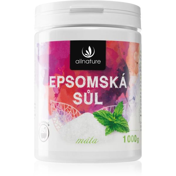Allnature Allnature Epsom salt Mint sol za kupku 1000 g