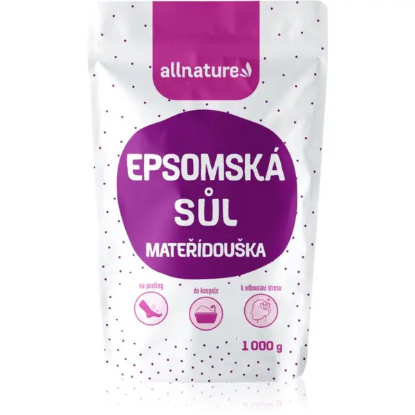 Allnature Allnature Epsom salt Motherwort sol za kupku 1000 g
