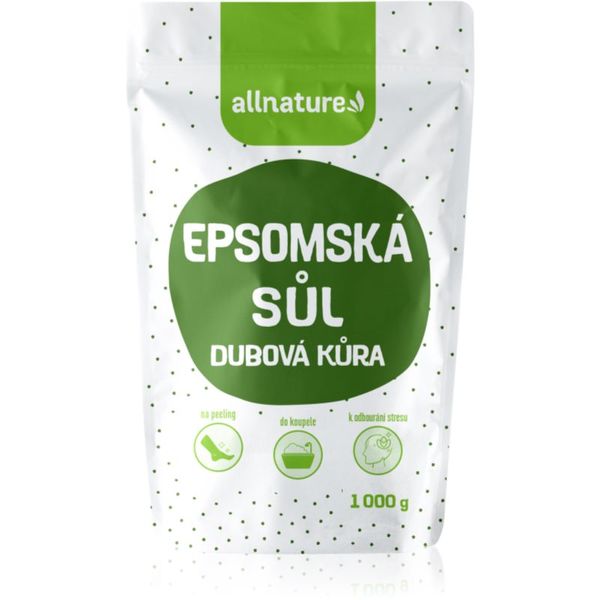 Allnature Allnature Epsom salt Oak Bark sol za kupku 1000 g