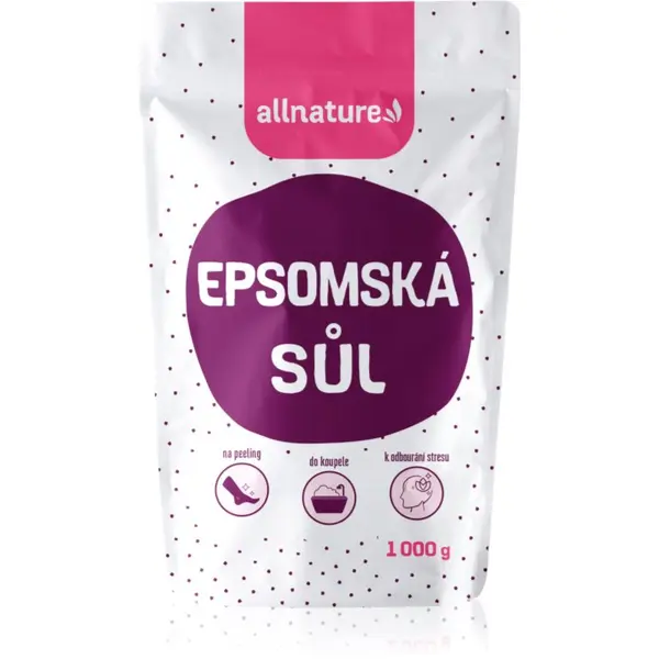 Allnature Allnature Epsom salt sol za kupku 1000 g