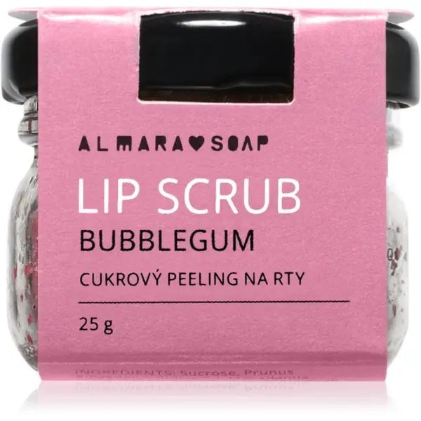 Almara Soap Almara Soap Lip Scrub šećerni peeling za usne Bubblegum 25 g