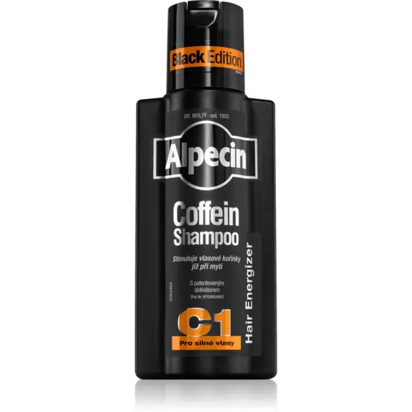 Alpecin Alpecin Coffein Shampoo C1 Black Edition šampon s kofeinom za muškarce za stimuliranje rasta kose 250 ml