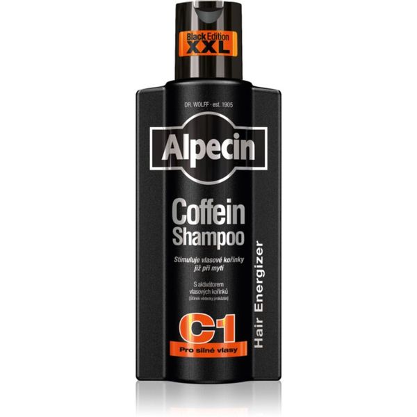 Alpecin Alpecin Coffein Shampoo C1 Black Edition šampon s kofeinom za muškarce za stimuliranje rasta kose 375 ml