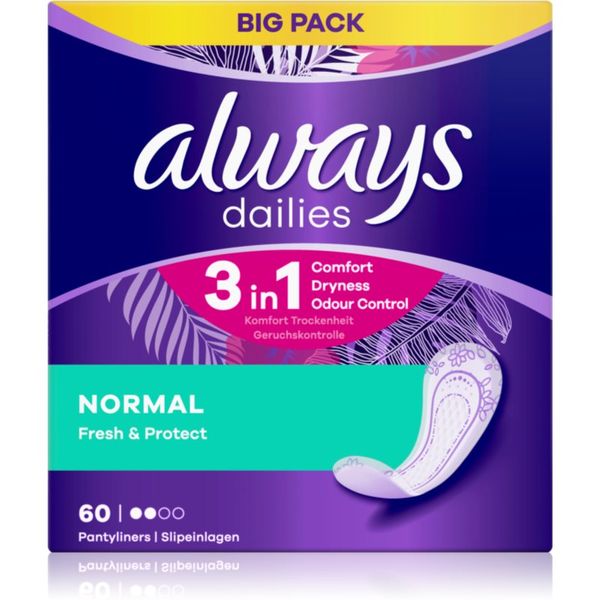Always Always Dailies Normal Fresh & Protect dnevni ulošci 60 kom