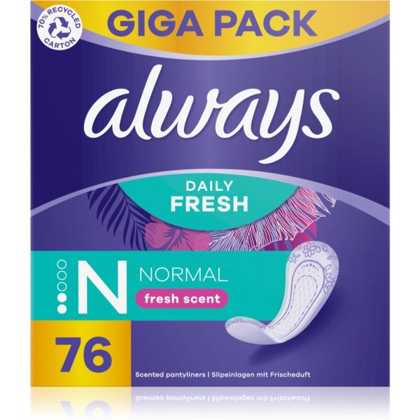 Always Always Daily Fresh Normal dnevni ulošci s mirisom 76 kom