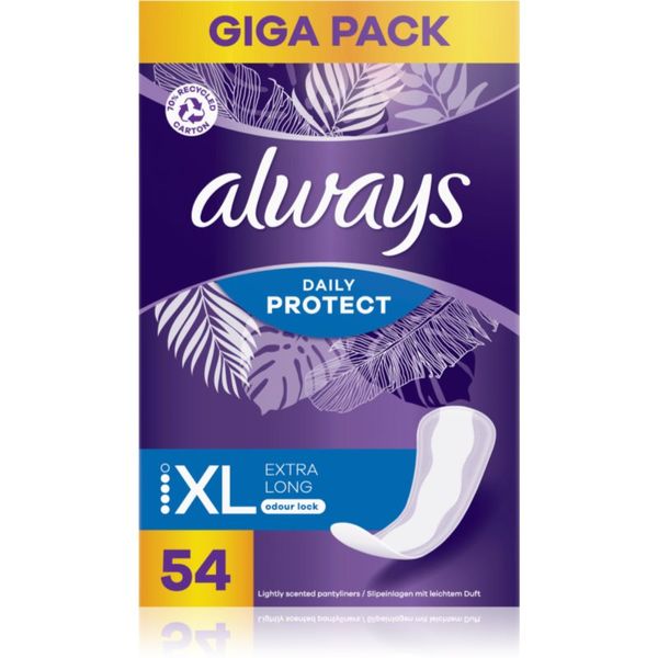 Always Always Daily Protect Extra Long dnevni ulošci s mirisom 54 kom