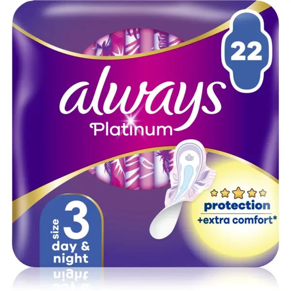 Always Always Platinum Night Size 3 ulošci za noć 22 kom