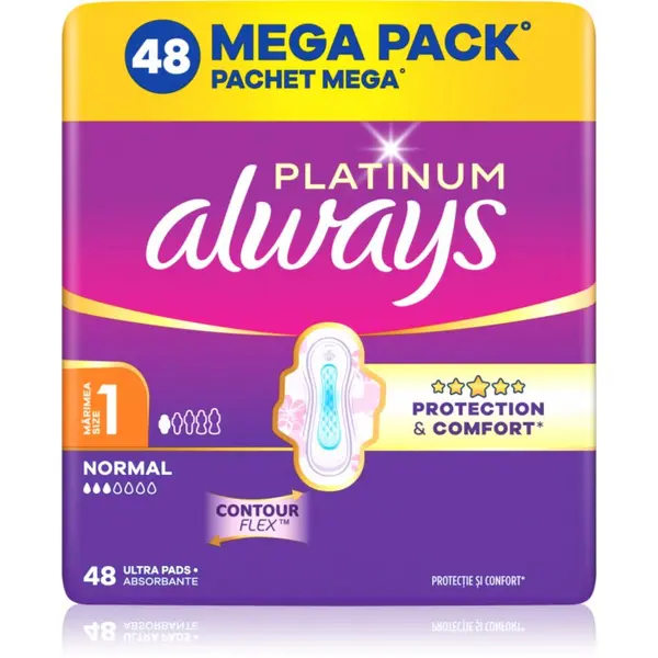 Always Always Platinum Normal Size 1 ulošci s krilima 48 kom