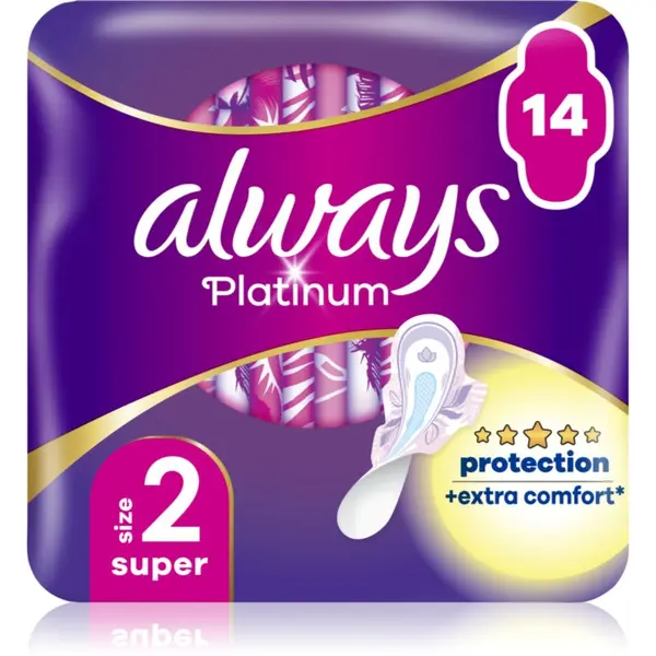 Always Always Platinum Super Size 2 ulošci 14 kom