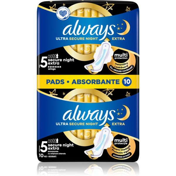 Always Always Ultra Secure Night Extra ulošci 10 kom