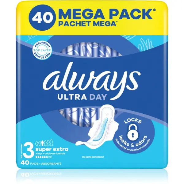 Always Always Ultra Super Extra Size 3 ulošci s krilima 40 kom