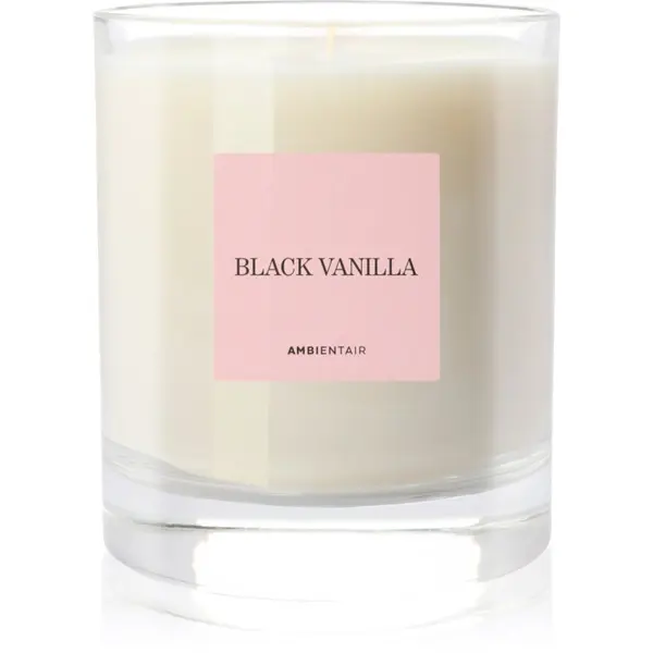 Ambientair Ambientair COLOURS Black Vanilla mirisna svijeća 200 g