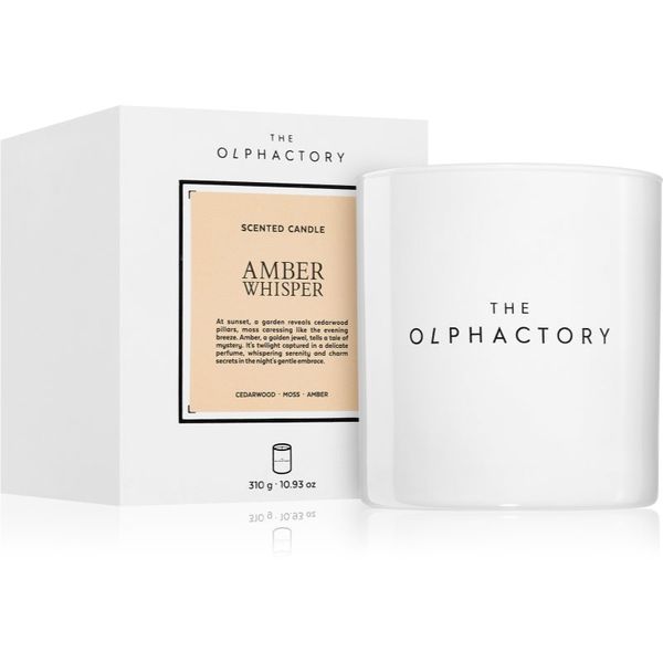 Ambientair Ambientair The Olphactory White Insignia Amber Whisper mirisna svijeća 310 g