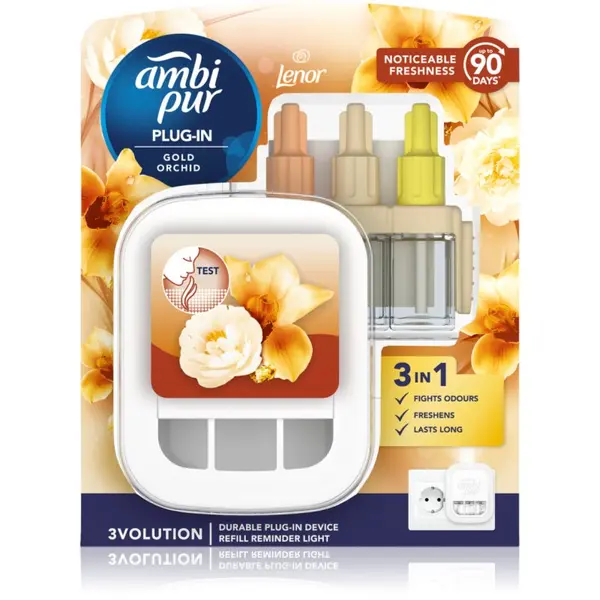 AmbiPur AmbiPur 3volution Gold Orchid električni osvježivač zraka s punjenjem 20 ml