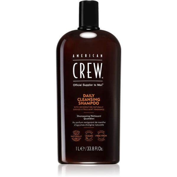 American Crew American Crew Daily Cleansing Shampoo šampon za čišćenje za muškarce 1000 ml