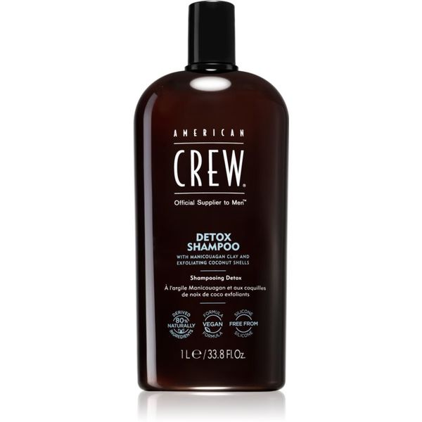 American Crew American Crew Detox detoksikacijski šampon za obnovu vlasišta za muškarce 1000 ml