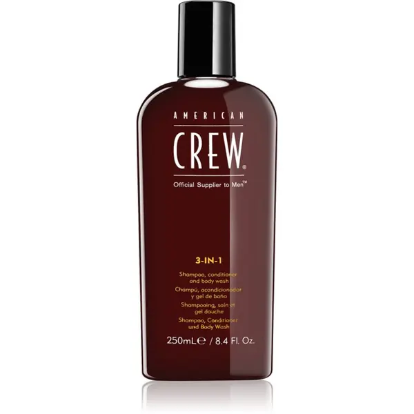 American Crew American Crew Hair & Body 3-IN-1 šampon, regenerator i gel za tuširanje 3 u 1 za muškarce 250 ml