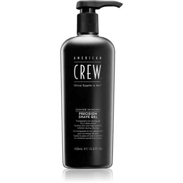 American Crew American Crew Shave & Beard Precision Shave Gel gel za brijanje za osjetljivu kožu lica 450 ml