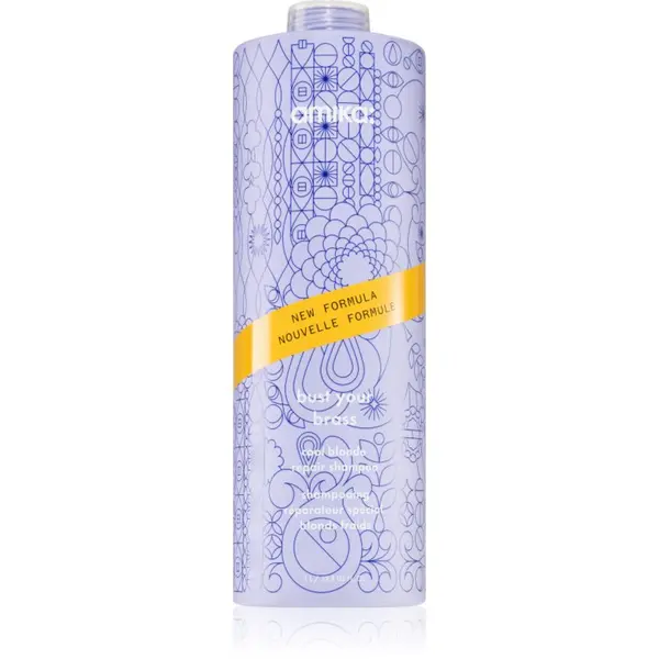 amika amika Bust Your Brass Cool Blonde ljubičasti šampon za toniranje za plavu i sijedu kosu 1000 ml