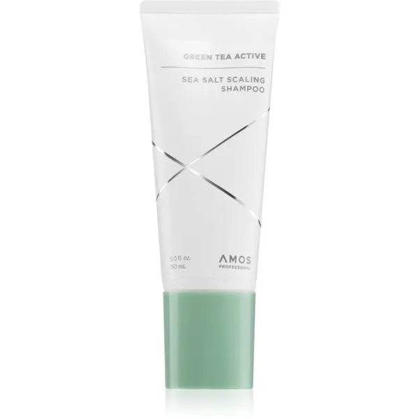 AMOS PROFESSIONAL AMOS PROFESSIONAL Green Tea Active Sea Salt Scaling Shampoo šampon protiv opadanja kose s morskom soli 150 ml