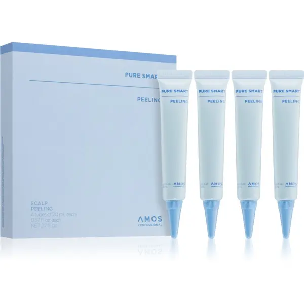 AMOS PROFESSIONAL AMOS PROFESSIONAL Pure Smart Peeling piling za vlasište protiv peruti 4x20 ml
