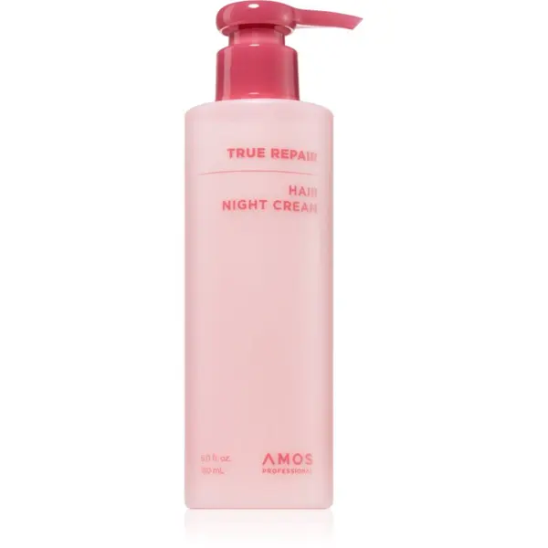 AMOS PROFESSIONAL AMOS PROFESSIONAL True Repair Hair Night Cream intenzivna noćna njega za oštećenu kosu 180 ml