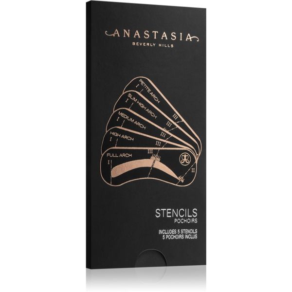 Anastasia Beverly Hills Anastasia Beverly Hills Brow Stencils Šablone za obrve 5 kom