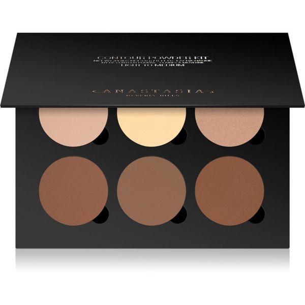 Anastasia Beverly Hills Anastasia Beverly Hills Contour Kit paleta za konturiranje nijansa Light to Medium 6x3 g