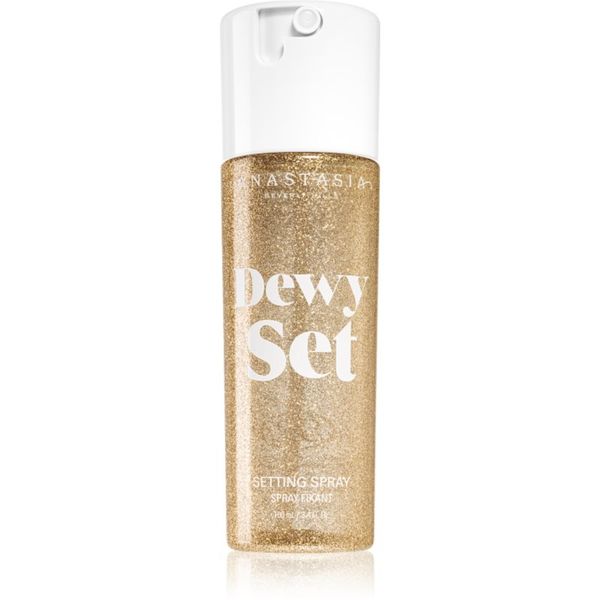 Anastasia Beverly Hills Anastasia Beverly Hills Dewy Set Setting Spray posvjetljujuća magla za lice s mirisom Coconut & Vanilla 100 ml