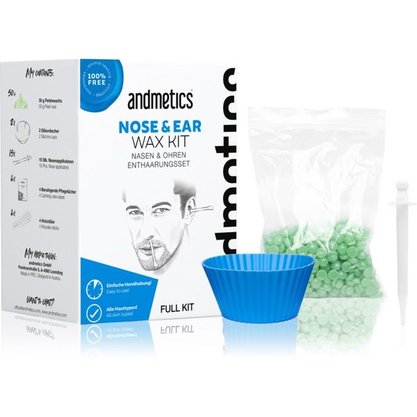 andmetics andmetics Wax Kit Nose & Ear vosak za epilaciju za muškarce 50 g