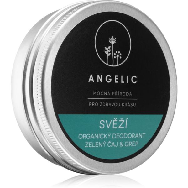 Angelic Angelic Organic deodorant "Fresh" Green tea & Grapefruit kremasti dezodorans 50 ml