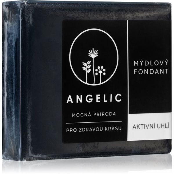 Angelic Angelic Soap fondant Active Charcoal detoksikacijski sapun 105 g