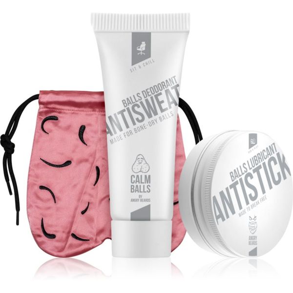 Angry Beards Angry Beards Antisweat & Antistick Balls Set poklon set za muškarce