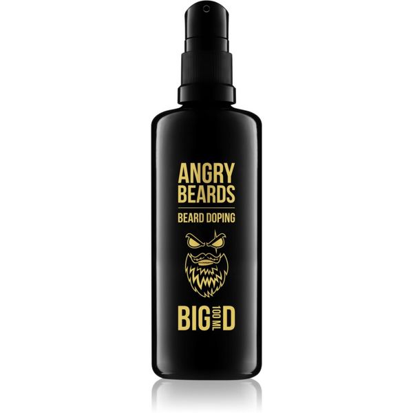 Angry Beards Angry Beards Beard Doping BIG D serum za jačanje za bradu i brkove za muškarce 100 ml