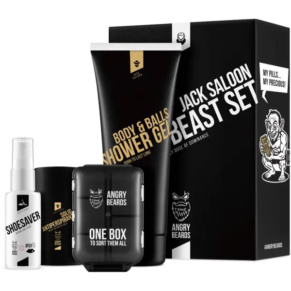 Angry Beards Angry Beards Jack Saloon Active Beast Set set za sportaše