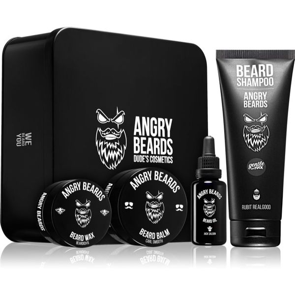 Angry Beards Angry Beards Saloon Set set za bradu i brkove za muškarce kom