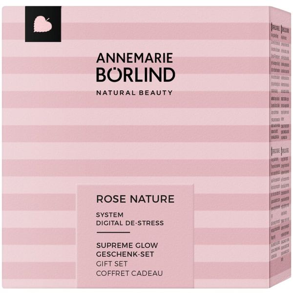 ANNEMARIE BÖRLIND ANNEMARIE BÖRLIND Rose Nature Supreme Glow X-MAS Set poklon set za savršeno lice