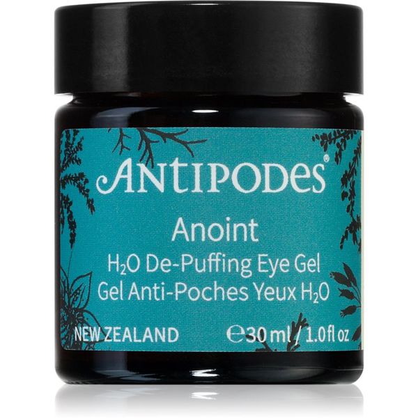 Antipodes Antipodes Anoint H2O De-Puffing Eye Gel hidratantni gel za područje oko očiju protiv oticanja 30 ml