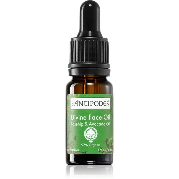 Antipodes Antipodes Divine Face Oil Rosehip & Avocado Oil zaštitni serum protiv prvih znakova starenja kože 10 ml