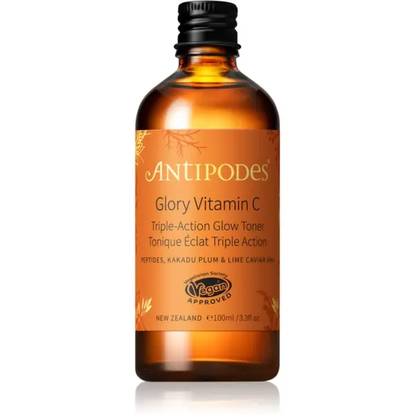Antipodes Antipodes Glory Vitamin C Triple-Action Glow Toner posvjetljujući tonik za ujednačavanje tena lica 100 ml