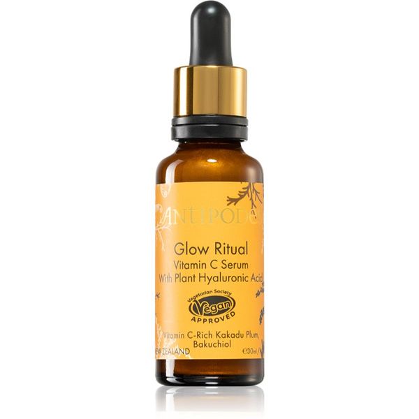 Antipodes Antipodes Glow Ritual Vitamin C Serum posvjetljujući serum protiv prvih znakova starenja kože 30 ml