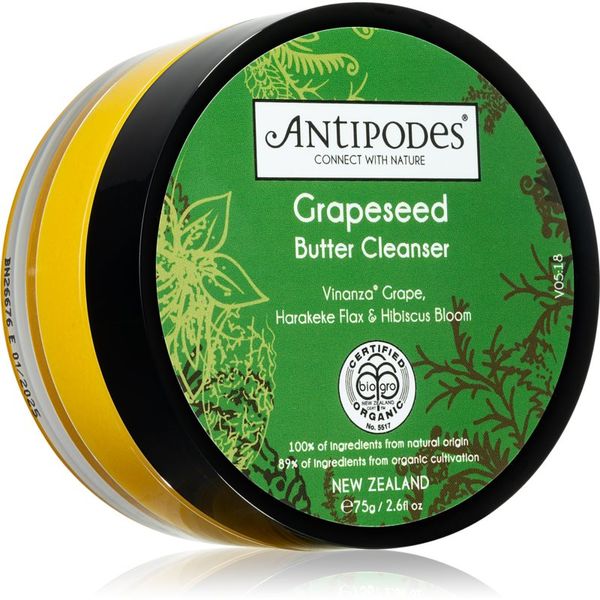 Antipodes Antipodes Grapeseed Butter Cleanser maslac za savršeno čišćenje lica 75 g