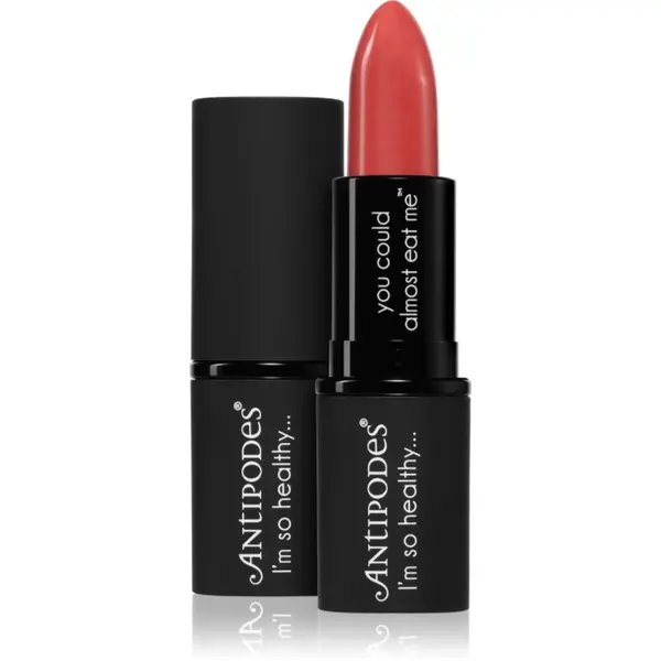 Antipodes Antipodes Moisture-Boost Natural Lipstick hranjivi ruž za usne nijansa Dusky Sound Pink 4 g