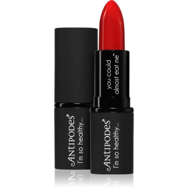 Antipodes Antipodes Moisture-Boost Natural Lipstick hranjivi ruž za usne nijansa Forest Berry Red 4 g