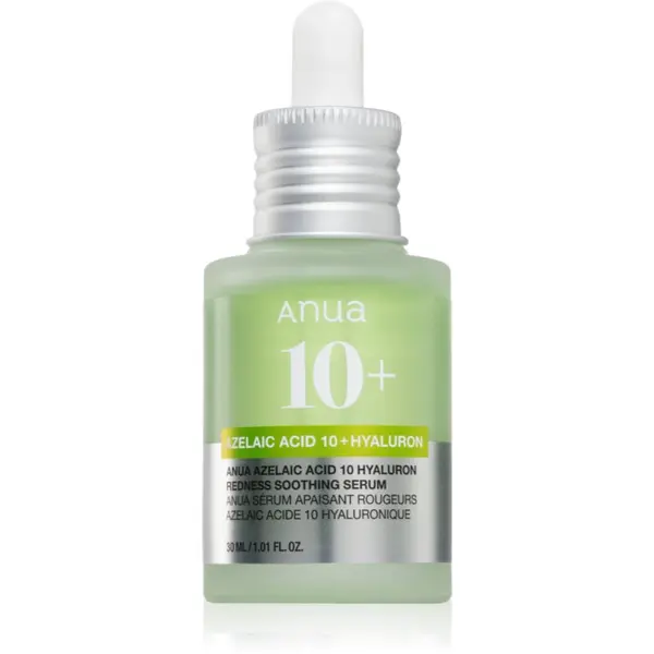 Anua Anua Azelaic Acid 10+ Hyaluron Redness Soothing Serum umirujući serum protiv crvenila kože lica s hidratantnim učinkom 30 ml
