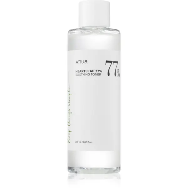 Anua Anua Heartleaf 77% Soothing Toner umirujući tonik za čišćenje za obnavljanje kožne barijere 250 ml